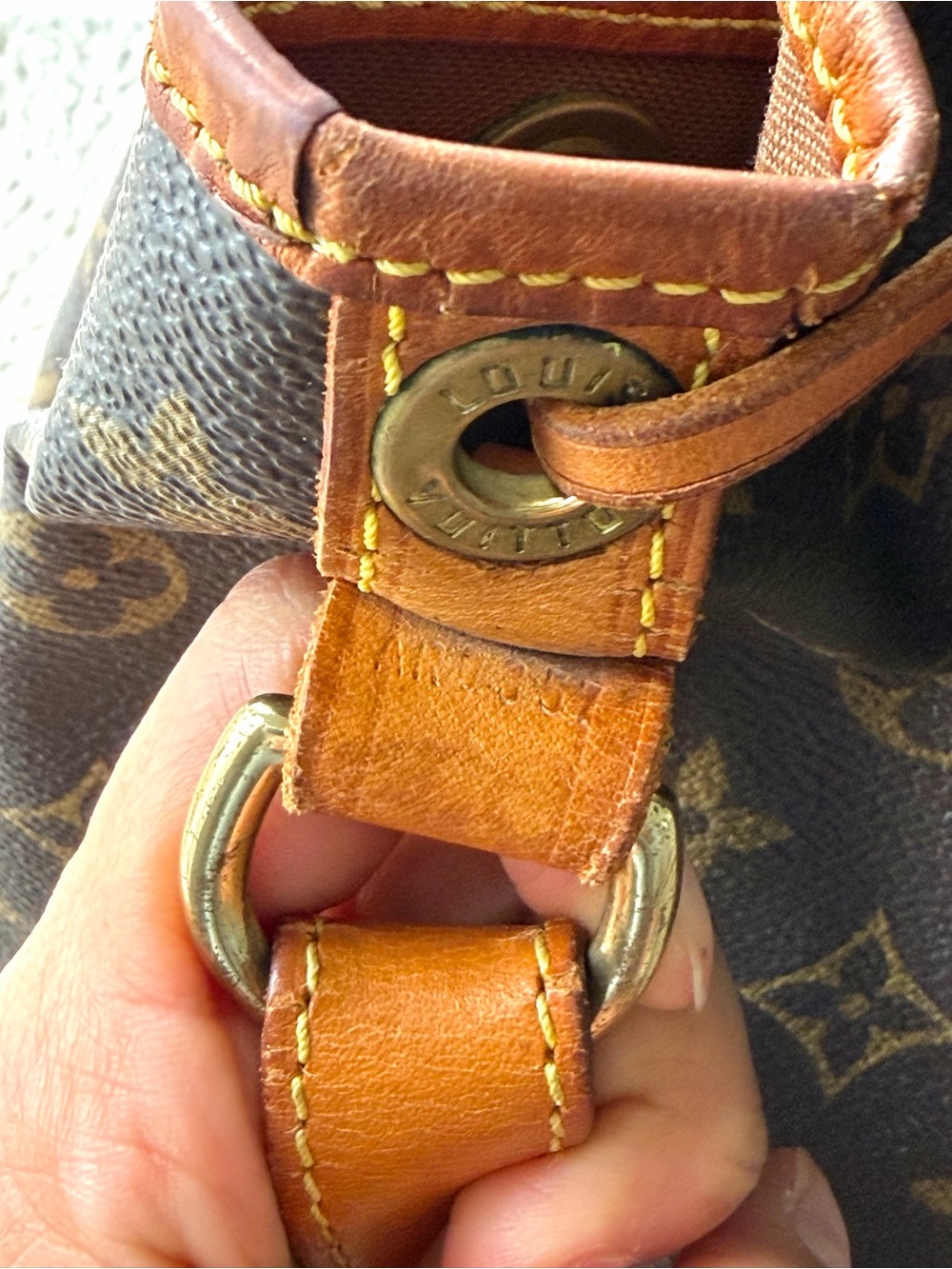 Louis Vuitton Monogram Drawstring Bucket Bag - Brown/Tan - Picture 9 of 13